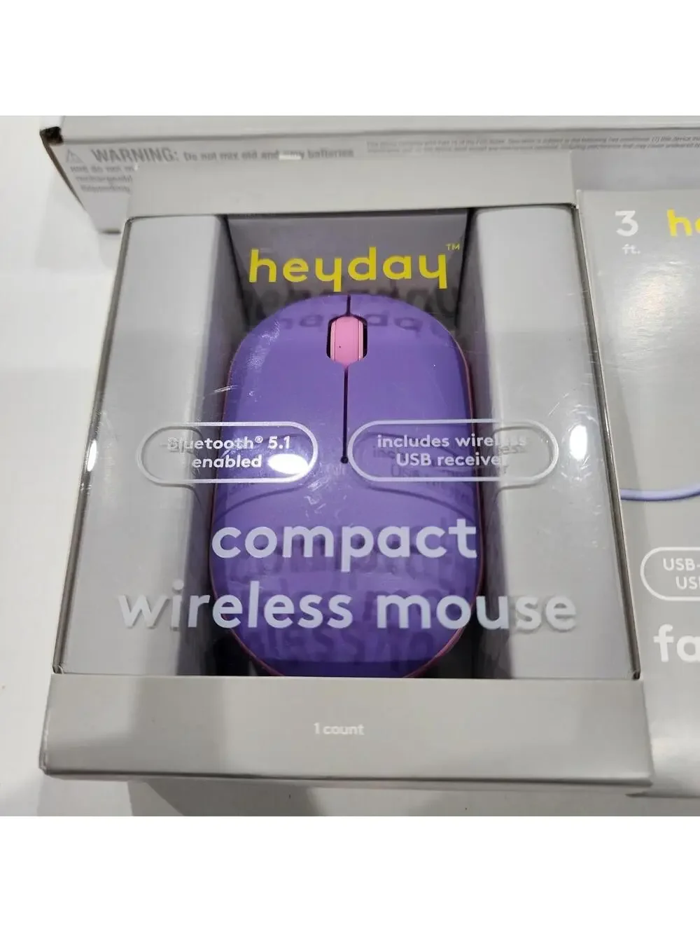 *Bundle* HeyDay Bluetooth Keyboard / Mouse / Wall Charger /Cable LOT 3